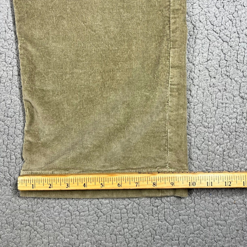 Patagonia Stand Up Corduroy Overalls Womens 2 Sage Green Organic Cotton Wide Leg - Picture 14 of 15